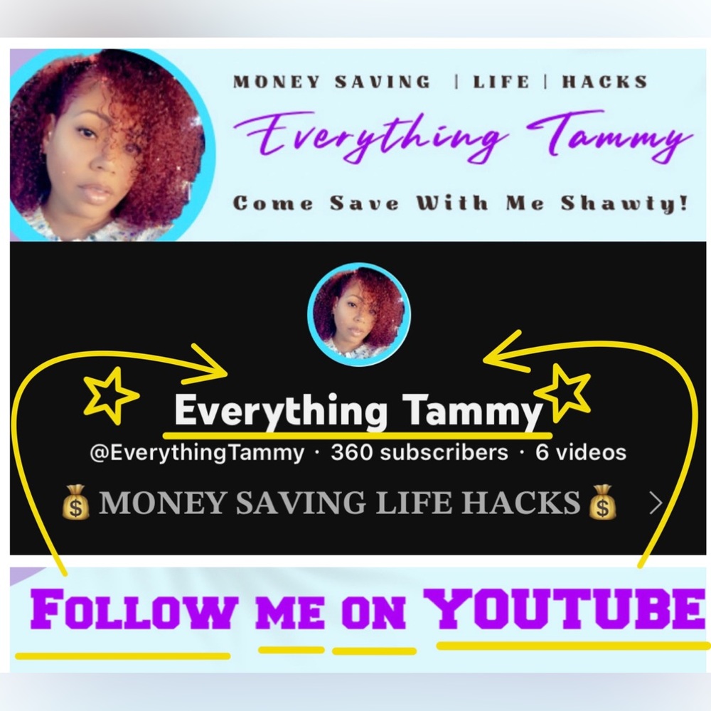 Follow Me on YT! I’ll have vids of all my items & will sell them here on Posh!